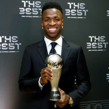 Vinícius Junior: Vinícius Jr Crowned FIFA's Best Player of 2024