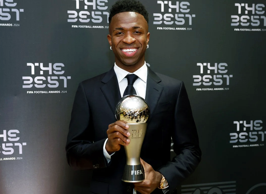 Vinícius Junior: Vinícius Jr Crowned FIFA's Best Player of 2024